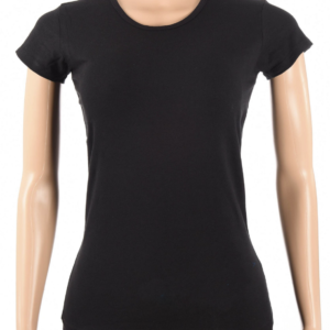 Remera Básica de Dama entallada en manga corta, variedad de colores. Talles del 1 al 5.