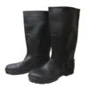 Bota de lluvia de PVC en una sola pieza, con suela antideslizante. Ideal para construcción.