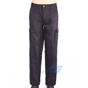 Pantalón de trabajo 100% algodón de alta gama con costuras triples de seguridad y bolsillos cargo. Diseño ergonómico y reforzado para máxima durabilidad en el uso diario.