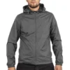 Campera impermeable fina, con forro y capucha desmontable