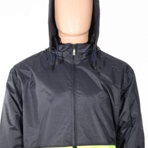 CAMPERA NYLON Y POLAR CON REFLECTIVO